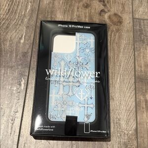 Wildflowers Sky Blue iPhone 13 Pro Max Case